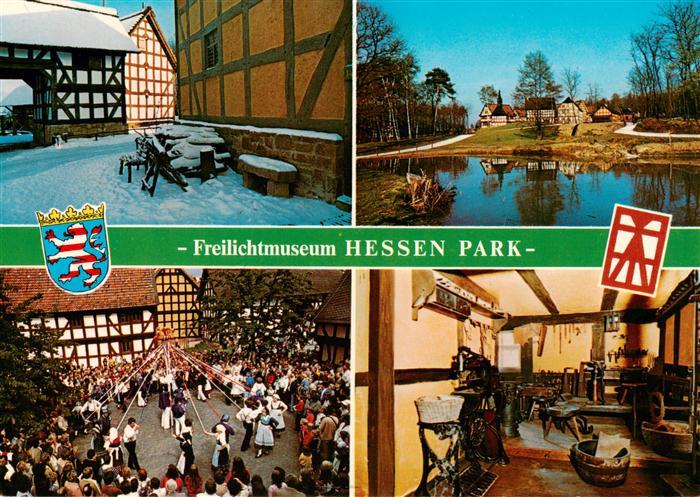 Neu-Anspach Freilichtmuseum Hessen Park Teilansichten