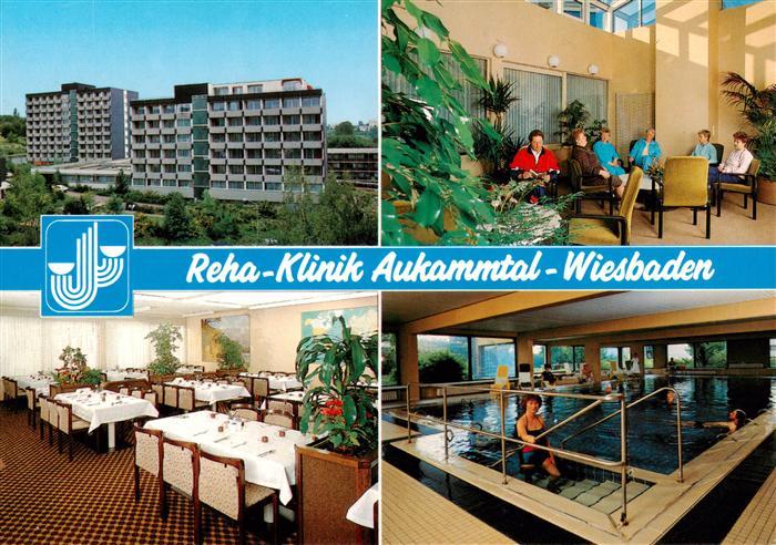 Wiesbaden Reha Klinik Aukammtal Aufenthalts und Gastraum Hallenbad