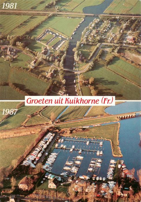 Kuikhorne Zwaagwesteinde NL Jachthaven t Eibertsnest Fliegeraufnahmen