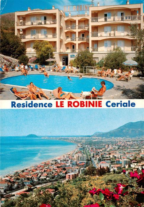 Ceriale Liguria IT Residence Le Robinie Pool Panorama