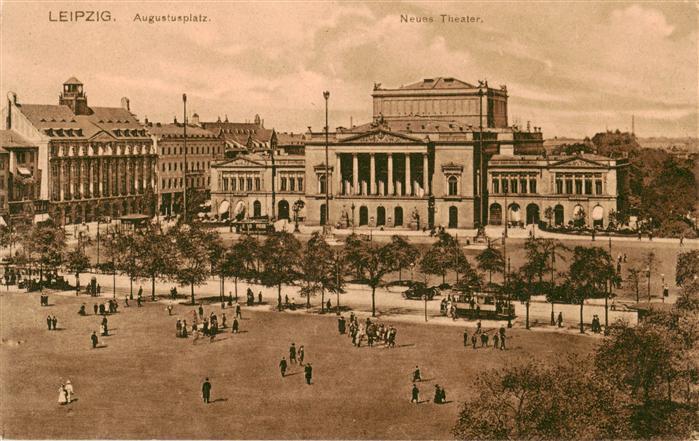 LEIPZIG Sachsen Augustusplatz Neues Theater