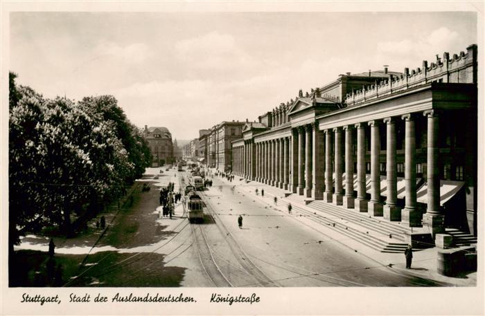 STUTTGART  CITY Stadt der Auslandsdeutschen Koenigstrasse
