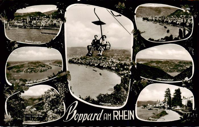 Boppard Rhein Rheinanlagen Sessellift Total Vierseenblick Muehltal Rheinschleife