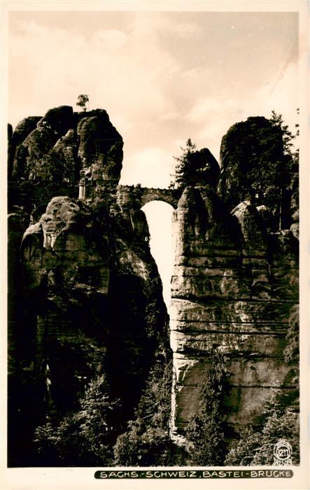 Saechsische Schweiz Bastei Bruecke