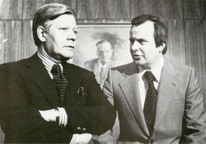 Wettenberg Hessen Bundelkanzler Helmut Schmidt aD und MdB Klaus Daubertshaeuser