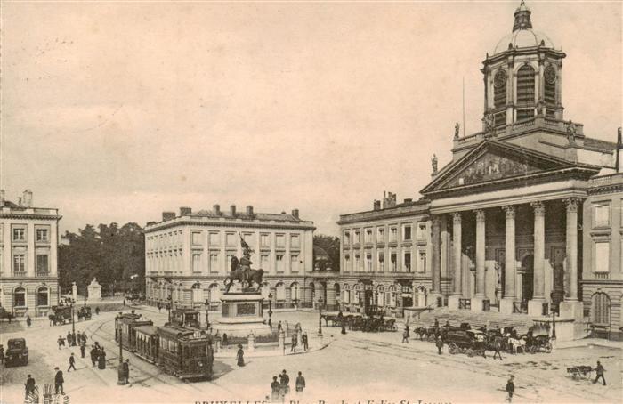 BRUXELLES Bruessel Brussels Place-Royale Eglise-Saint-Jacques-sur-Coudenberg Str