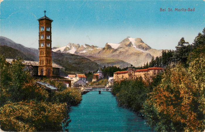 St Moritz Bad GR Panorama