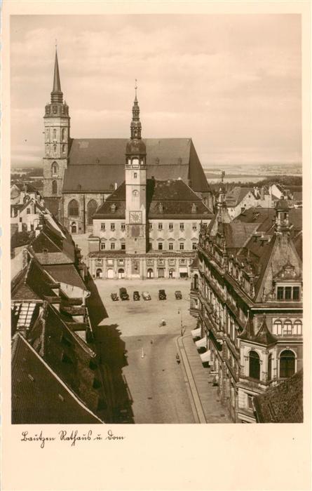 Bautzen Sachsen Rathaus und Dom