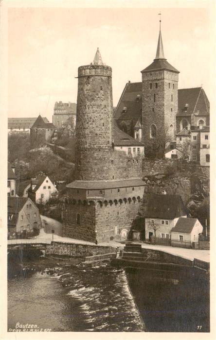 Bautzen Sachsen Burg Kirche