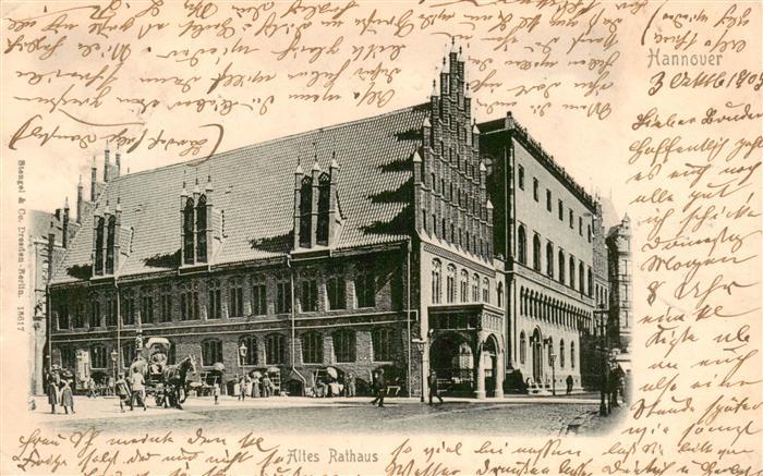 HANNOVER  CITY Altes Rathaus