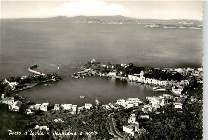Porto d Ischia Panorama e porto veduta aerea