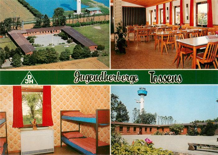 Butjadingen Jugendherberge Tossens Fliegeraufnahme Gaststube Bettenlager Aussich