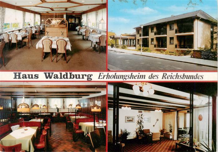 Bad Bevensen Haus Waldburg Reichsbund Erholungsheim Gastraeume