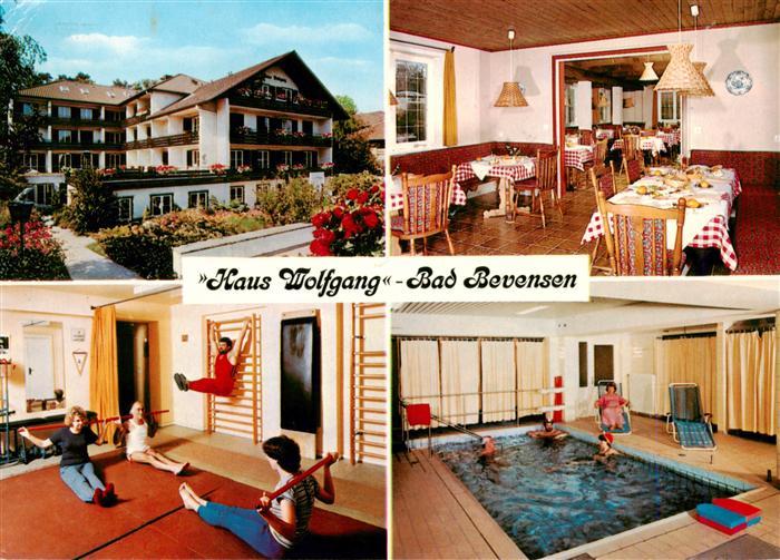 Bad Bevensen Haus Wolfgang Gaststube Gymnastikstudio Hallenbad