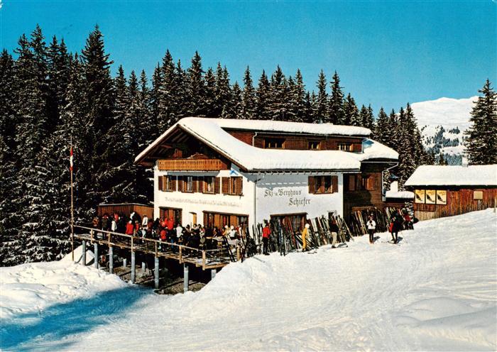 Serneus GR Skihaus Schiefer