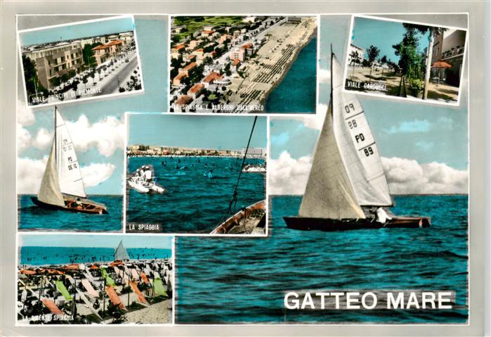 Gatteo Mare IT Viale Principi di Piemonte Spiaggia e Alberghi dall aereo Viale C