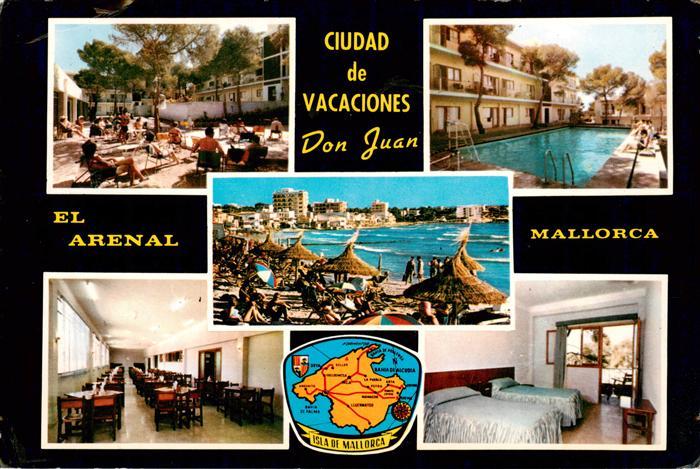 El Arenal Mallorca ES Ciudad de Vacaciones Don Juan Gastraum Pool Strand Zimmer