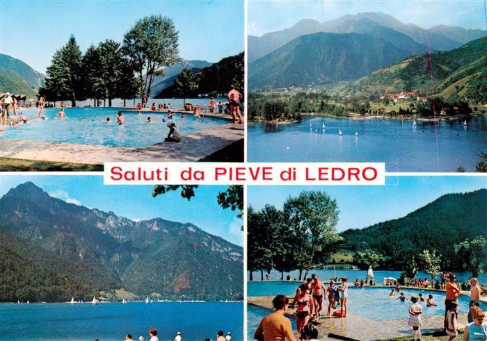 Pieve di Ledro IT Lido con piscine Bar Cabine Giochi
