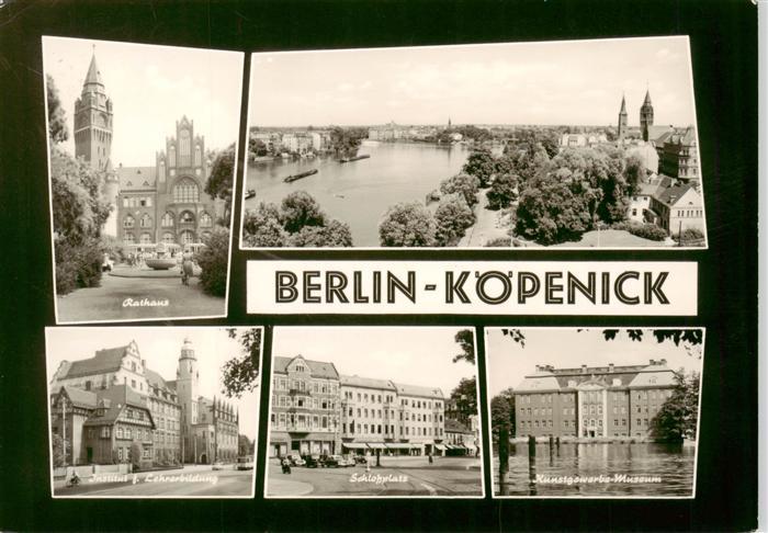 Koepenick Coepenick Rathaus Panorama Insitut fuer Lehrerbildung Schlossplatz Kun