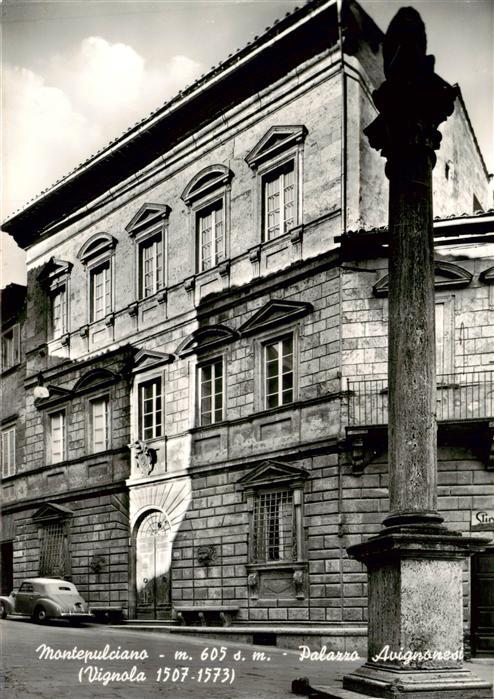Montepulciano Siena IT Palazzo Avignonesi Palast