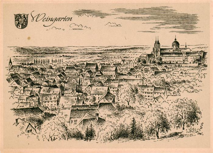 Weingarten Wuerttemberg Ludwig Schaefer-Grohe Wuerttembergische Staedtebilder au