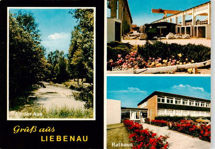Liebenau Nienburg Partie an der Aue Hochtief Rathaus