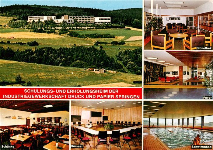 Springen Untertaunus Schulungs- und Erholungsheim der Industriegewerkschaft Druc