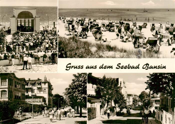 Bansin Ostseebad Konzertpavillon Strandleben Ortszentrum Ferienheime