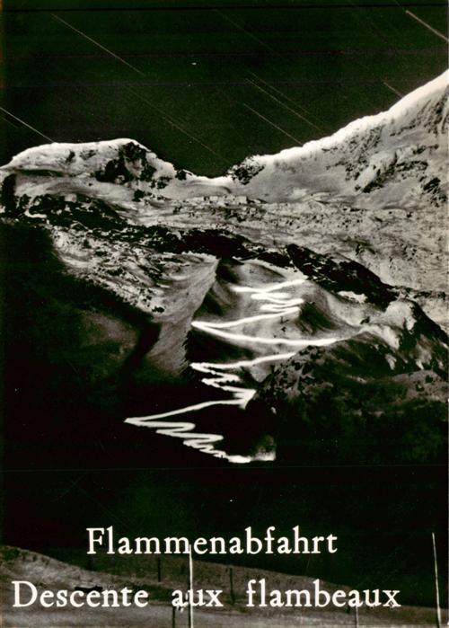 Saas-Fee VS Flammenabfahrt Descente aux flambeaux Skischule