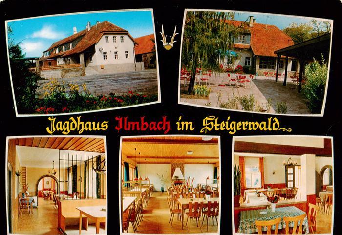 Kirchschoenbach Jagdhaus Ilmbach im Steigerwald Gastraeume