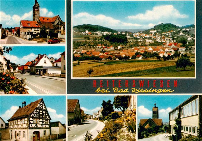 Reiterswiesen Panorama Kirche Strassenpartie Fachwerkhaus
