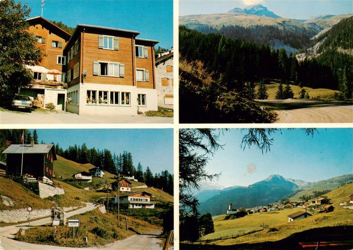 Mathon GR Berghotel Beverin Landschaftspanorama Alpen