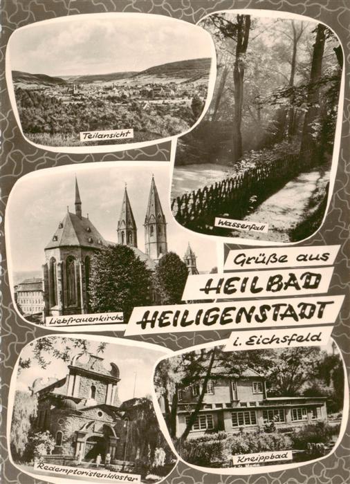 Heiligenstadt Eichsfeld Panorama Wasserfall Liebfrauenkirche Redemptoristenklost