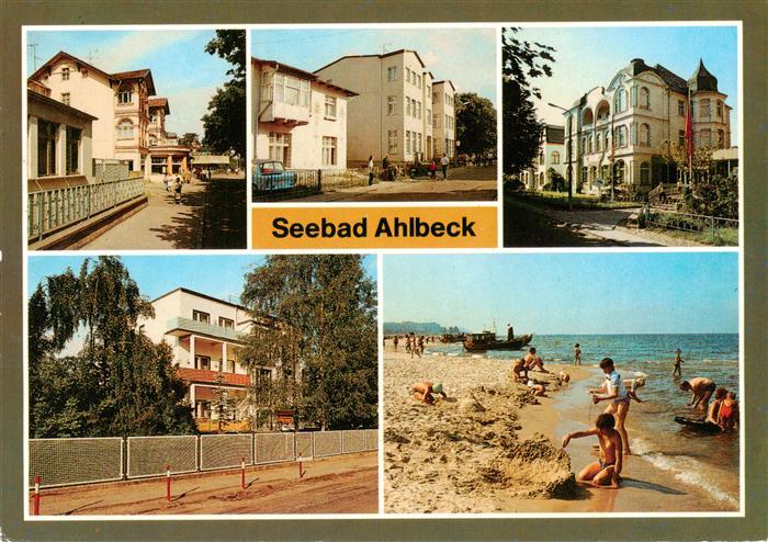 Ahlbeck Ostseebad Konsum Moebelhaus FDGB Erholungsheime Ferienheim Waldeck Stran