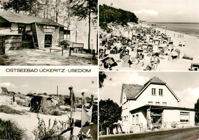 ueckeritz Ueckeritz Usedom Fischerhuette Strand Campingplatz RatsCafe