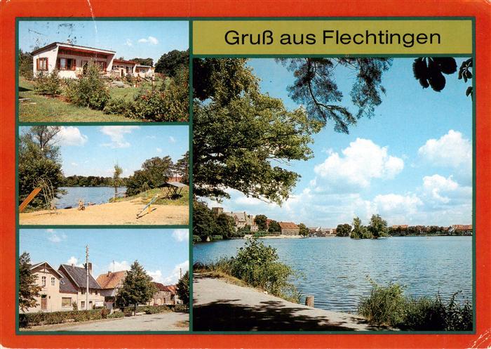 Flechtingen Bungalows Badestelle Lindenplatz Partie am Flechtinger See