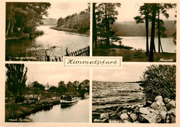 Himmelpfort In der Woblitz Haussee nach Lychen Stolpsee