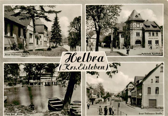 Helbra Ernst Thaelmann Strasse Poliklinik Apotheke Park Bad Anna