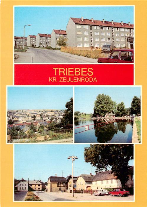 Triebes Neubaugebiet Teilansicht Bad Ernst Thaelmann Strasse