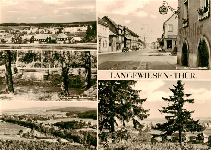 Langewiesen Panorama Anlagen am Felsenkeller Ernst Thaelmann Strasse