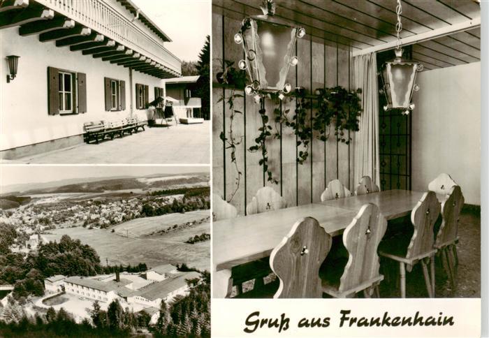 Frankenhain Thueringen VEB Braunkohlenkombinat Geiseltal Betriebsferienheim Pano