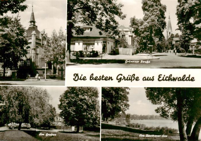 Eichwalde Brandenburg Gruenauer Strasse Am Graben Am Zeuthaner See