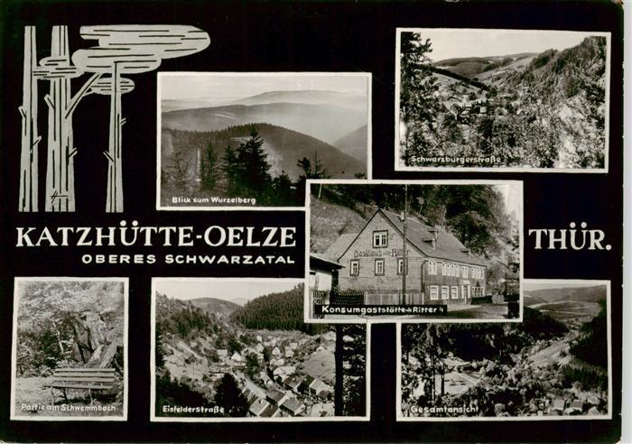 Katzhuette Thueringen Wurzelberg Schwarzburgerstrasse Am Schwemmbach Eisfelderst