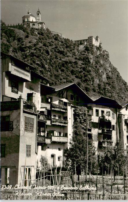 Klausen  Eisacktal Suedtirol Chiusa d’Isarco e Convento Sabbiona
