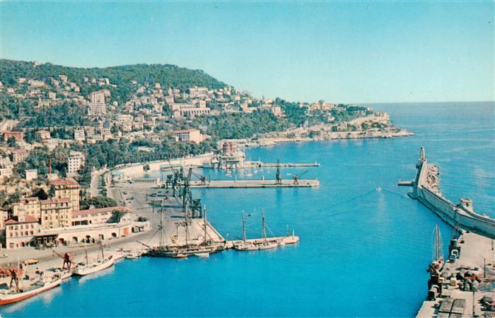 Nice  06 Nizza Entree du Port et le Mont Boron