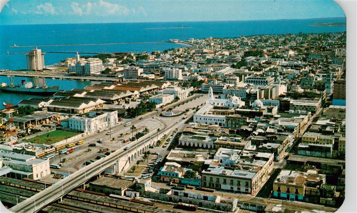 Veracruz Mexico Plaza de la Republica Fliegeraufnahme