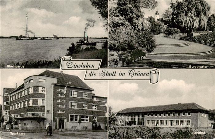 Dinslaken Rheinpartie Burgtheater Sparkasse Bahnhof