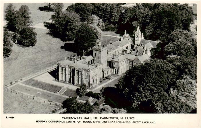 Carnforth Capernwray Hall Fliegeraufnahme