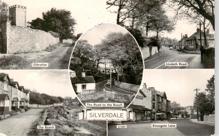 Silverdale UK Gibraltar Lindeth Road The Beach Emesgate Lane The Road to the Bea