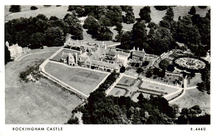 Rockingham Castle Air view